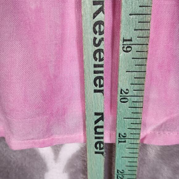 Andree by Unit Cottage Embroidered Flowy Top Pink Women Small - Picture 5 of 7